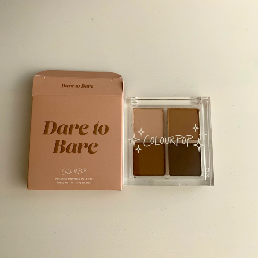 NEW IN BOX - Colourpop - Eyeshadow Quad - Dare to Bare
